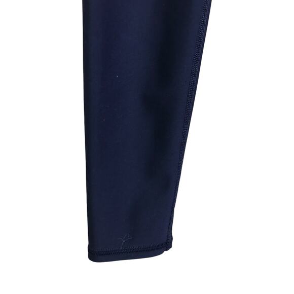 Alo Leggings Womens Sz M Navy Blue Athletic Yoga Elastic High Waist Pull-On - Picture 6 of 6